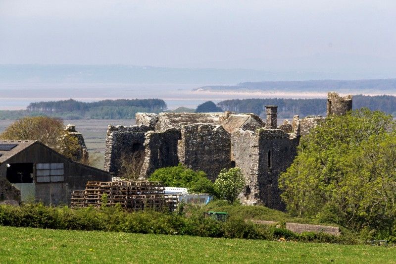 Weobley Castle from a different angle